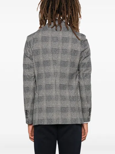 Circolo 1901 Single-breasted Checked Cotton Jacket