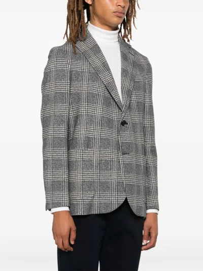 Circolo 1901 Single-breasted Checked Cotton Jacket