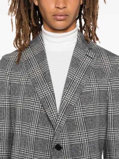 Circolo 1901 Single-breasted Checked Cotton Jacket