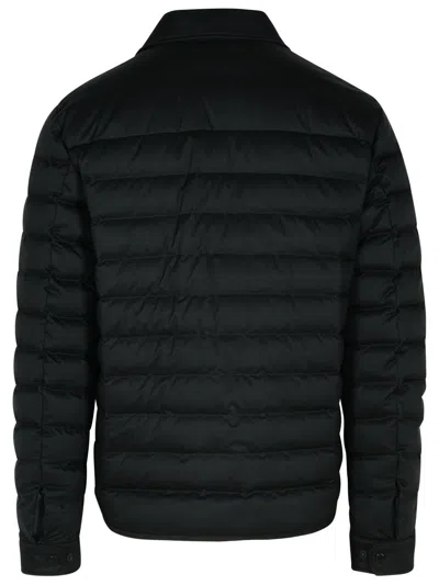 Dolce & Gabbana Black Polyester Down Jacket