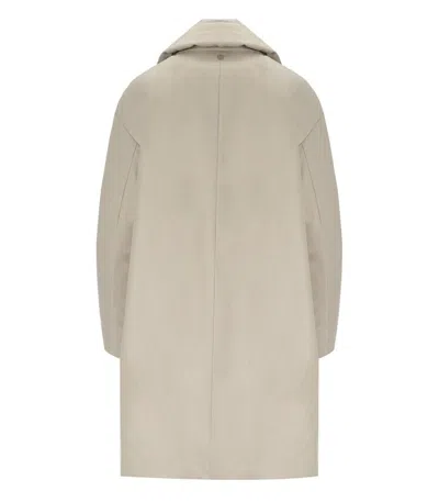 Duno Miranda Beige Coat In Gray