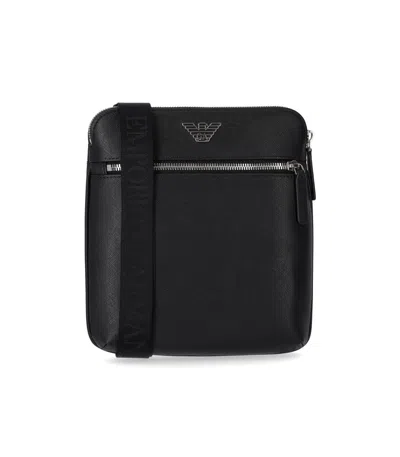 Emporio Armani Small Faux-leather Messenger Bag