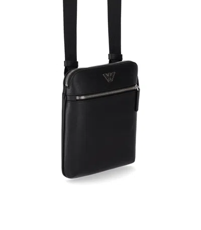 Emporio Armani Small Faux-leather Messenger Bag