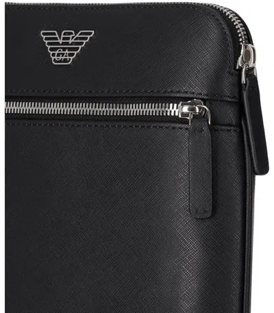 Emporio Armani Small Faux-leather Messenger Bag