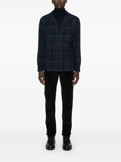 Shop Finamore 1925 Napoli Wool Single Breasted Jacket