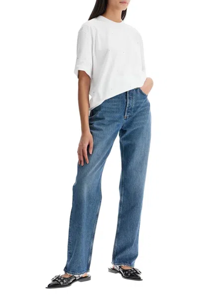 Ganni T-shirt With Rhin