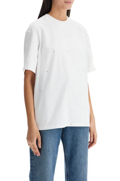 Ganni T-shirt With Rhin