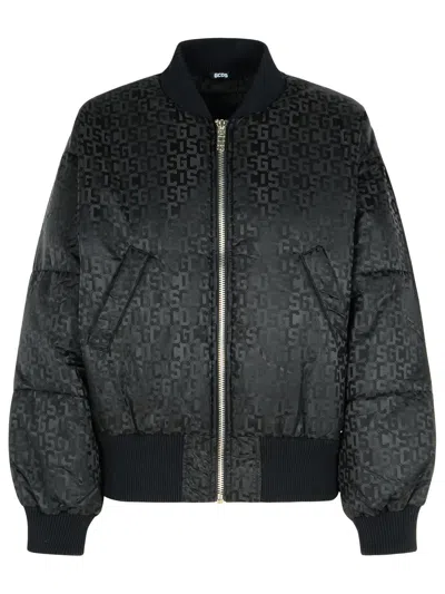 Gcds Padded Nylon Bomber Jacket