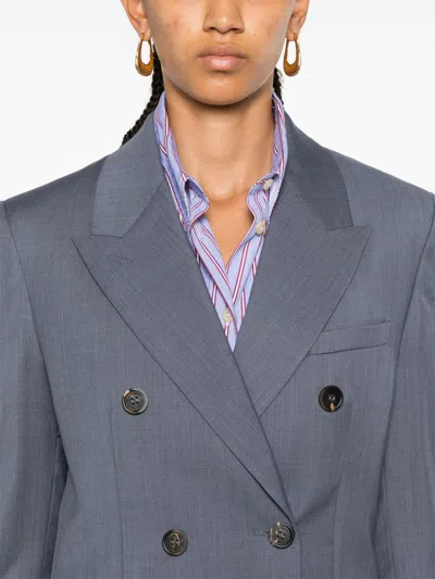 Golden Goose Journey Double-breasted Jacket Peak Lapels