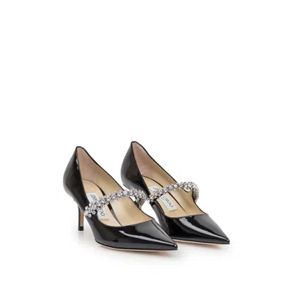 Jimmy Choo Bing 65mm Crystal-embellished Patent-leather Pumps