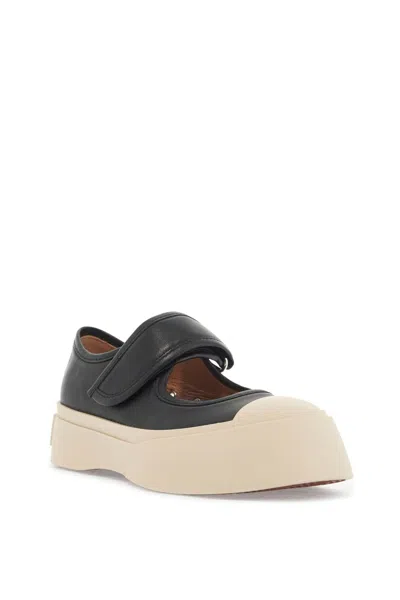 Marni Pablo Mary Jane Nappa Leather Sneakers