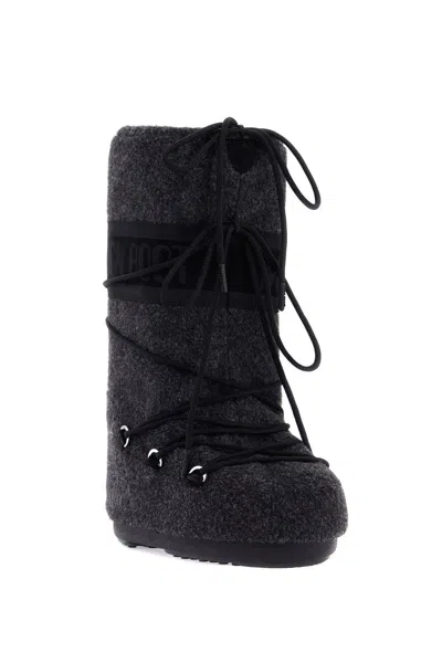 Moon Boot Icon Felt Snow Boots An