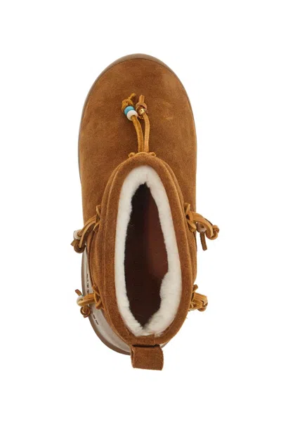 Moon Boot Luna Low Suede Beads Boots And Ankle Boots