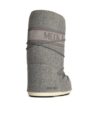 Moonboot Moon Boot 'icon' In Grey Fabric