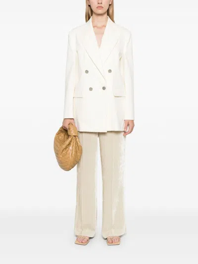 P.a.r.o.s.h Parosh Crew Cotton Blend Blazer Jacket