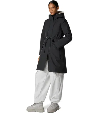 Save The Duck Noelle Black Parka In Black