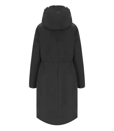 Save The Duck Noelle Black Parka In Black