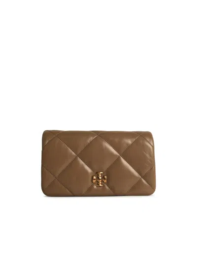 Tory Burch Beige Leather Wallet In Beige