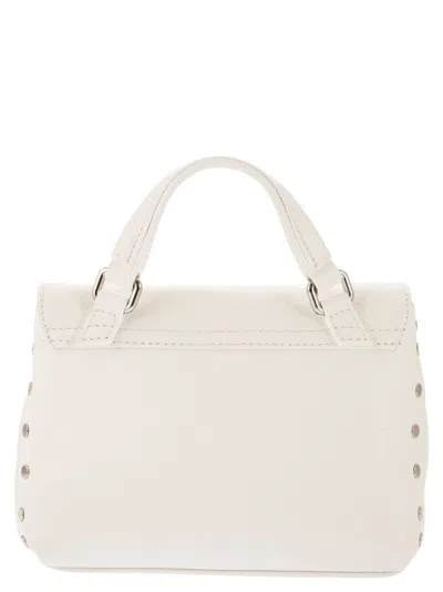 Zanellato Postina Daily Small Leather Handbag In White
