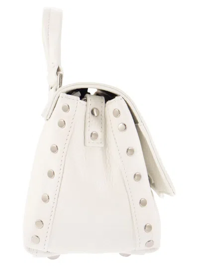 Zanellato Postina Daily Small Leather Handbag In White