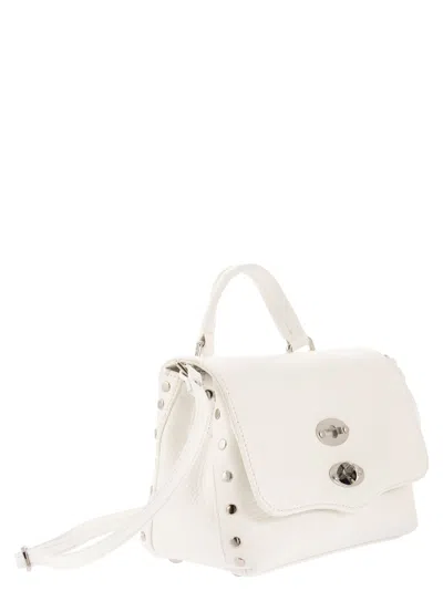 Zanellato Postina Daily Small Leather Handbag In White
