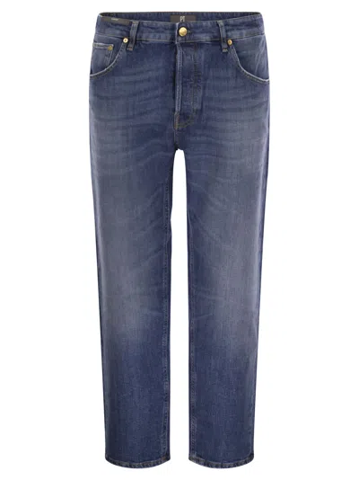 Pt Torino Rebel- Straight-leg Jeans In Blue