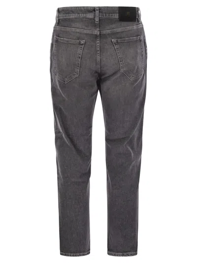 Pt Torino Stretch Denim Jeans Belt Loops In Black