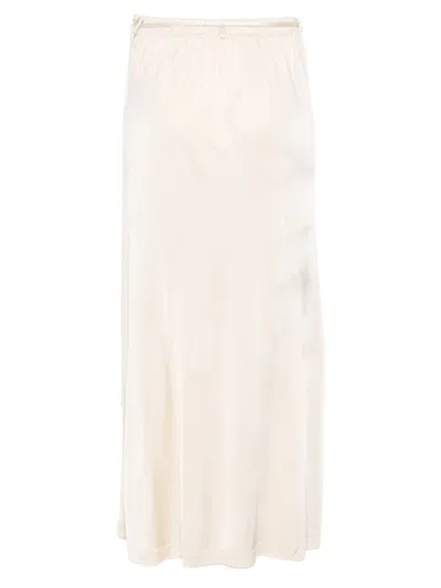 Helmut Lang Jersey Max Skirt In Brown