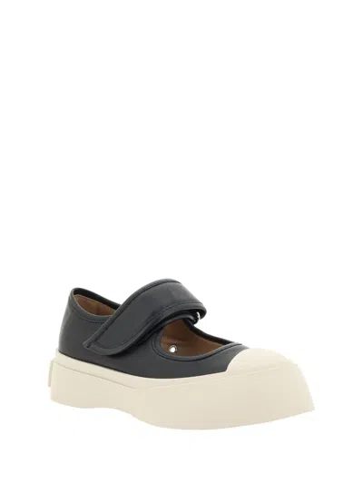 Shop Marni Sneakers In Black
