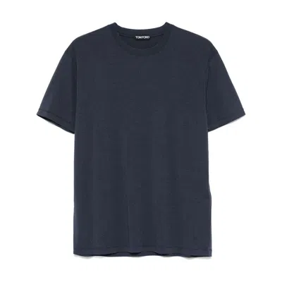 Shop Tom Ford T-shirts In Blue