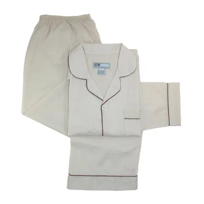 Ten West Apparel Long Sleeve Long Leg Solid Pajama Set In Multi