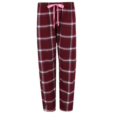 Bottoms Out Women's Plaid Flannel Open Bottom Pants In Multi