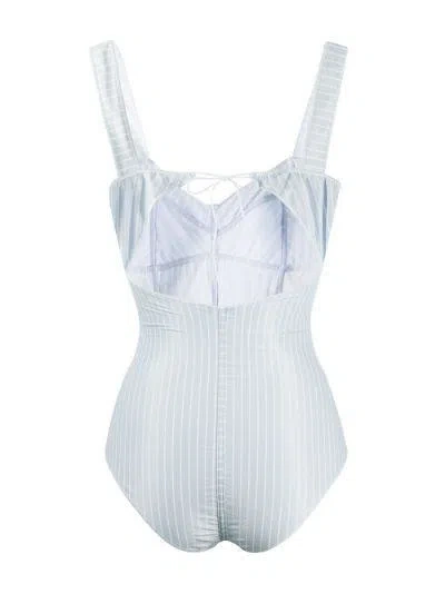 Oseree Oséree Maillot Lines In Blue