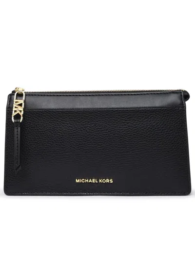 Michael Kors Black Leather 'empire' Bag In Black