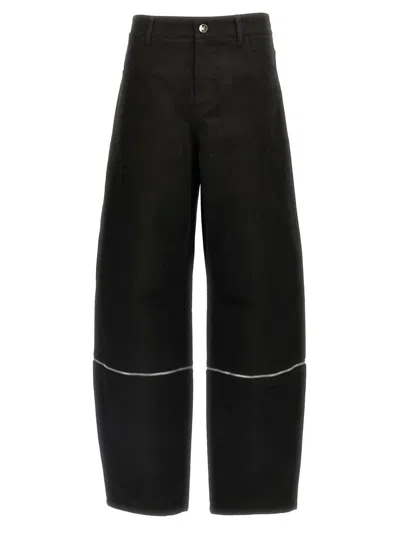 Moncler Genius Moncler X Willow Smith Zip Detailed Baggy Pants In Black