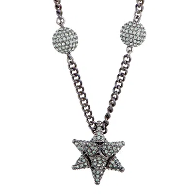 Swarovski As Kalix Crystal Ruthenium-plated Pendant Necklace In Multi