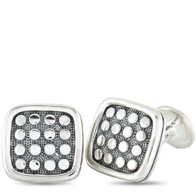Scott Kay Sterling Silver Square Cufflinks In Multi