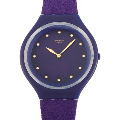 Swatch Skinviolet 40 Mm Purple Dial Watch Svuv102 In Multi