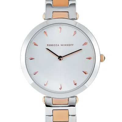 Rebecca Minkoff Nina Two-tone Watch 2200279 In Multi