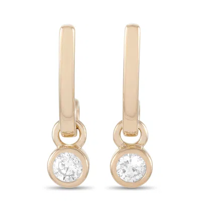 Lb Exclusive 14k Yellow Gold 0.40 Ct Diamond Earrings In Gold