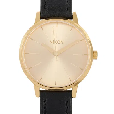 Nixon Kensignton Leather 37 Mm Stainless Steel Watch A108 501 In Multi