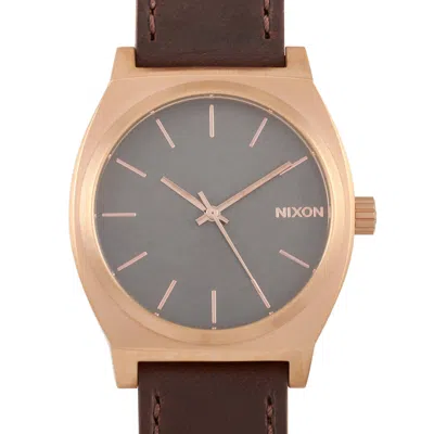 Nixon Time Teller Rose Gold-toned Stainless Steel Watch A045 2001 In Multi