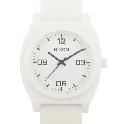 Nixon Time Teller P Corp White 40 Mm Watch A1248 3009 In Multi