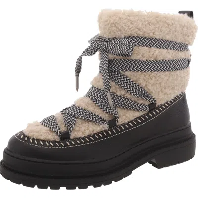 Splendid Yuki Womens Leather Booties Winter & Snow Boots In Multi