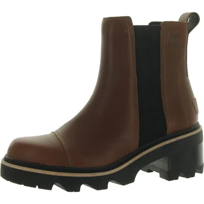 Sorel Joan Now Chelsea Womens Round Toe Casual Chelsea Boots In Multi