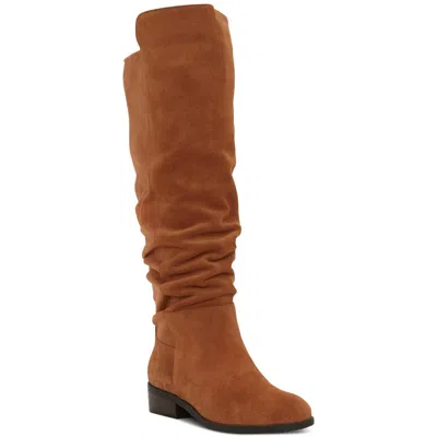 Lucky Brand Calypso Womens Pull On Leather Over-the-knee Boots In Multi