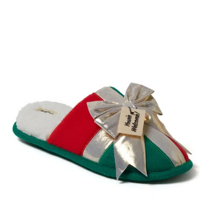 Dearfoams Unisex Novelty Holiday Christmas Scuff Slipper In Multi