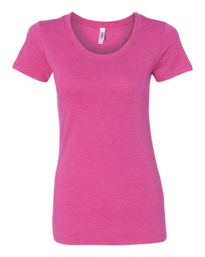 Bella+canvas Women's Triblend Tee In Pink