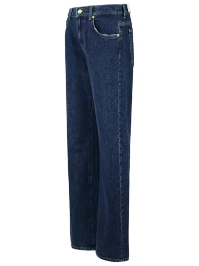 7 For All Mankind Tess Jeans In Stretch Denim In Blue