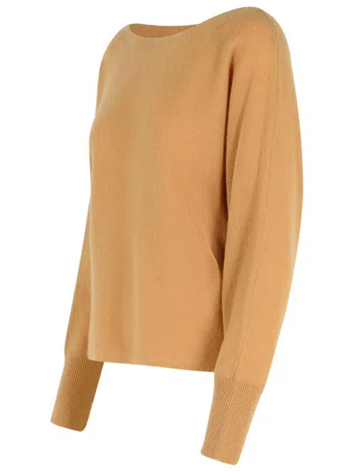 COLORUSH COLORUSH 'YANGON' BEIGE CASHMERE SWEATER 